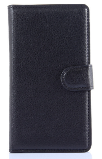 Кожаный чехол книжка для Nokia Lumia 535 черный - фото 1 - id-p308075743