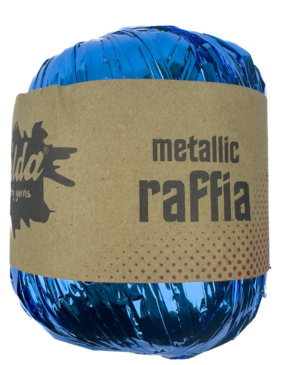 Рафія METALLIC для плетіння сумок та капелюхів бірюза, фото 1