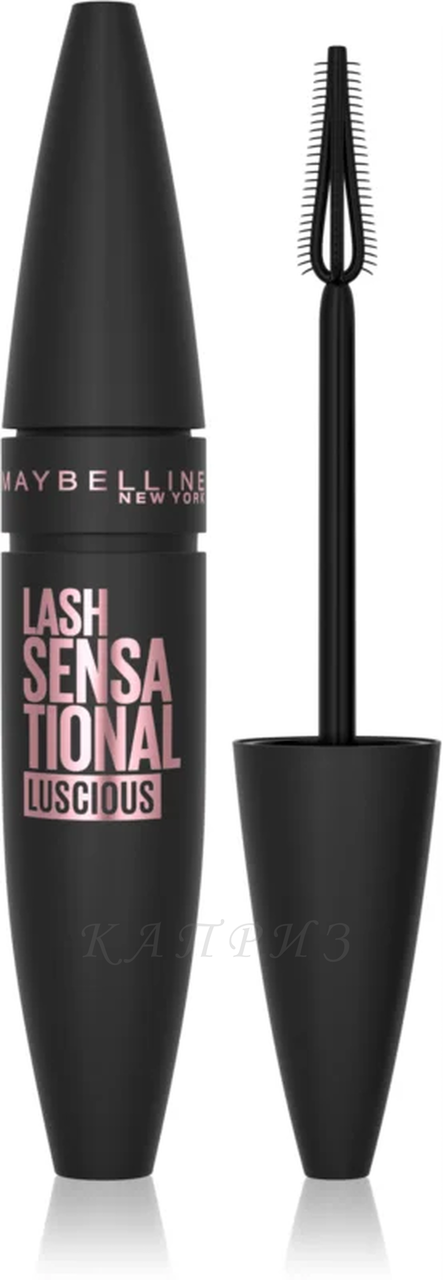 Туш Maybelline Lash Sensational Luscious With Oil Blend Black 9,5 мл, фото 1