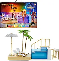 Ігровий набір для ляльок Рейнбоу Хай Вечірка біля басейну серії Pacific Coast Rainbow High 578475