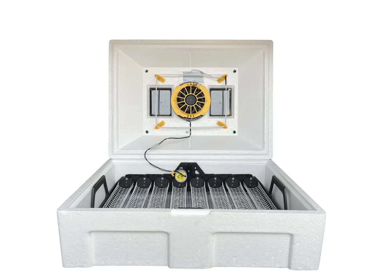 Інкубатор автоматичний Теплуша Люкс 72 ТАВ Теновий з Вологоміром, фото 1