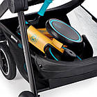 Триколісний велосипед біговіл 3в1 KiderKraft 4TRIKE Flower Blue, фото 6