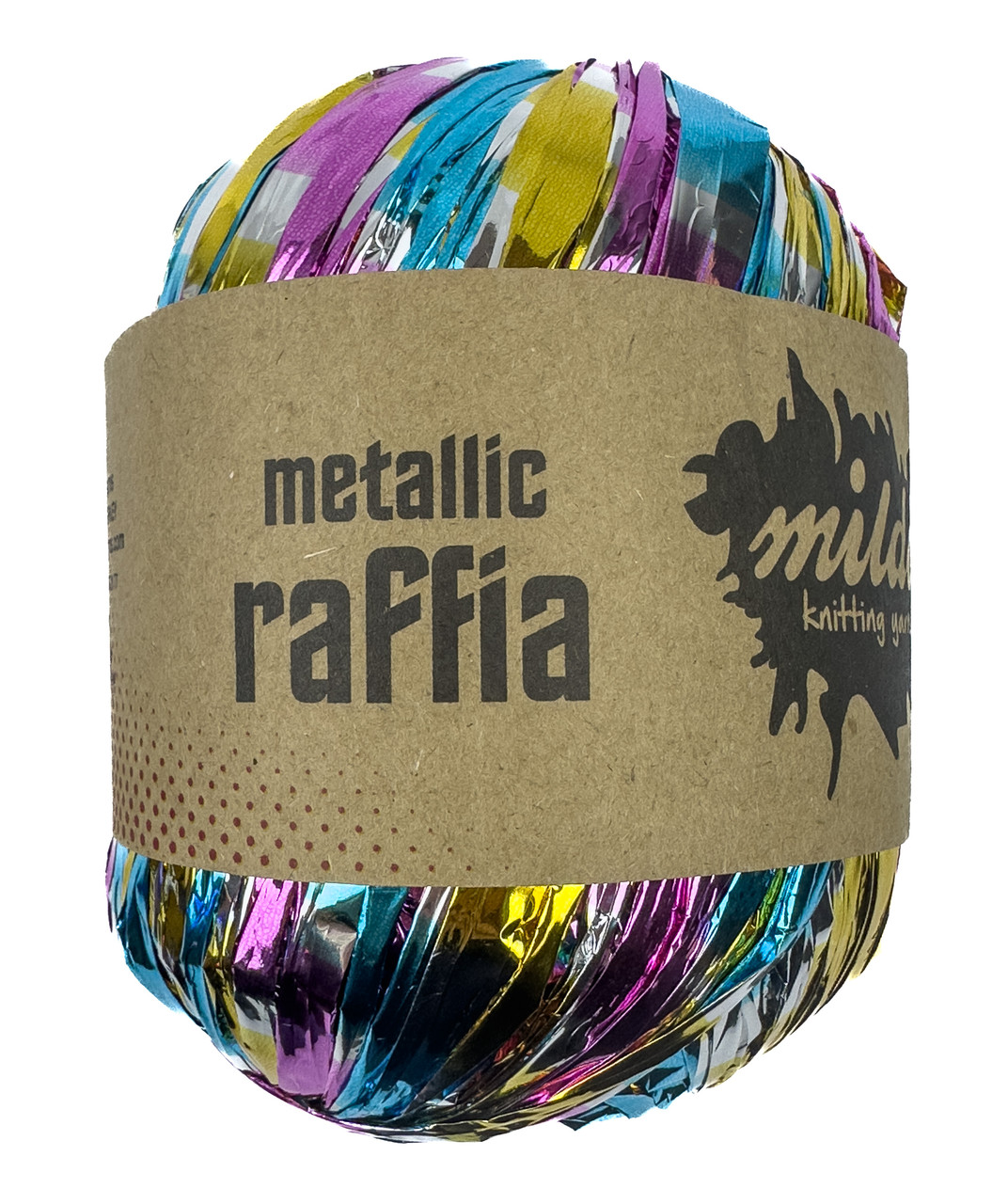 Рафія METALLIC для плетіння сумок та капелюхів різнокольоровий
