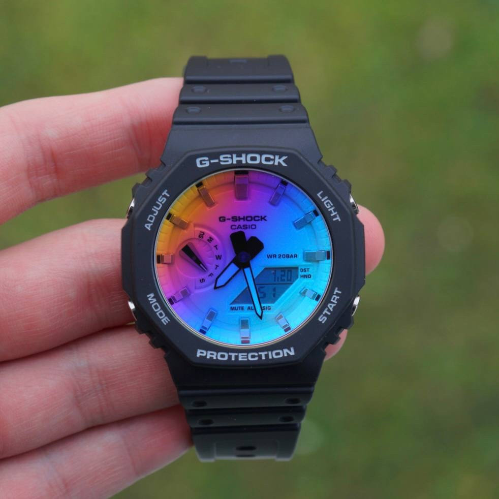 Годинник Casio G-Shock GA2100SRS-7A Carbon Core Guard