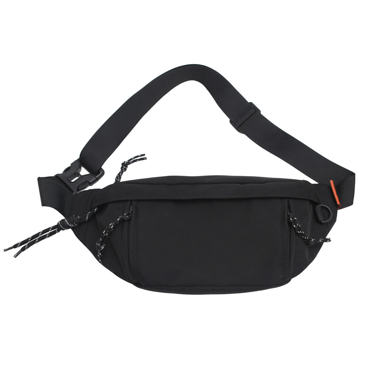 Бананка поясна 6080 сумка через плече чорна, фото 1