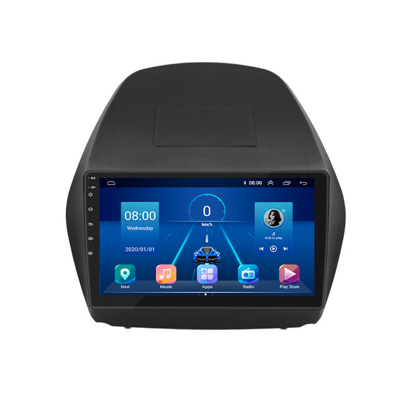 Штатна магнітола 10" Lesko для Hyundai ix35 I Рестайлінг 2013-2015 4/32Gb 4G Wi-Fi GPS Top Хюндай