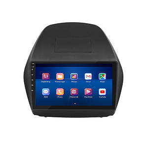 Штатна магнітола 10" Lesko для Hyundai ix35 I Рестайлінг 2013-2015 4/32Gb 4G Wi-Fi GPS Top Хюндай, фото 3