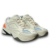 Кросівки жіночі осінні Nike Air Monarch 1 шкіряні зі шнурівкою молочні демі осінь/весна, фото 5