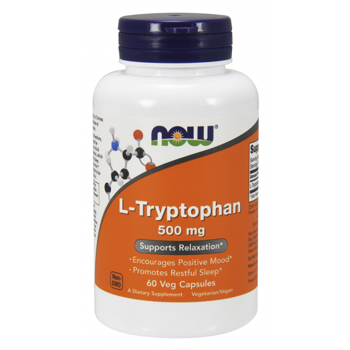 NOW L-Tryptophan 500 мг - 60 веган капс