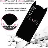 3D Чохол для Xiaomi Redmi Note 8 Котик з вушками і вусиками, фото 5