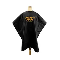 ПЕРУКАРСЬКИЙ ПЕНЮАР NISHMAN BARBER CAPE BLACK