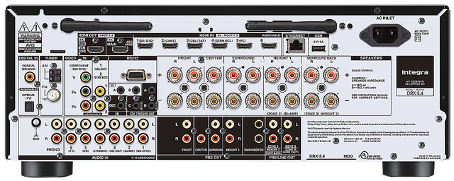 Integra DRX-3.4 Network 9.2 AV ресивер 8K Ultra HD