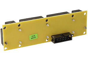 Кнопкова панель на 6 кнопок та 6 діодів Sanremo "TORINO" "ZOE", силіконова мембрана, 16 PIN, фото 2