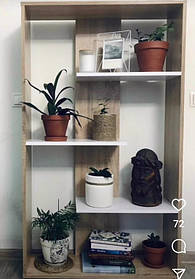 Код: Р122 Дуб Сонома-Білий https://opendoors.kiev.ua/ua/p1690700967-dizajnerskij-stellazh-dlya.html