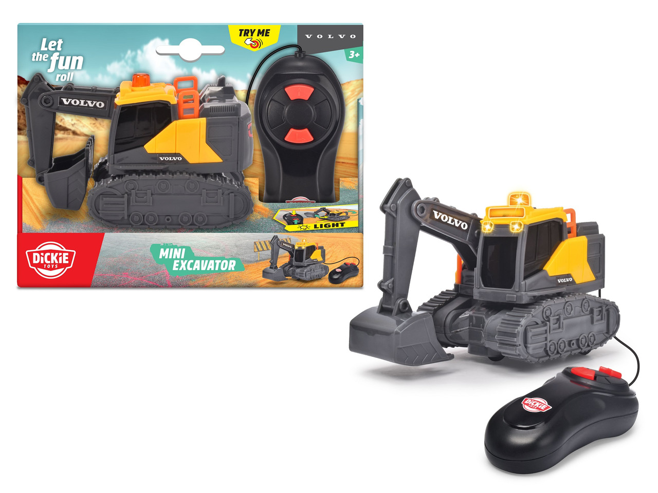 Міні-екскаватор Dickie Toys на дистанційному керуванні 14 см (3722013)