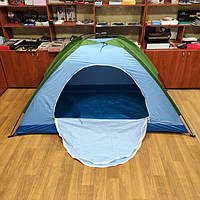 Палатка туристическая каркасная WOW Раскладная однослойная с чехлом одноместная 170 х 85 см (50349)