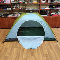 Палатка туристическая каркасная WOW Раскладная однослойная с чехлом одноместная 170 х 85 см (50359)