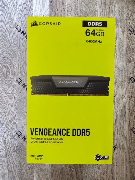 Оперативна пам'ять Corsair DDR5 64(2x32GB) 6400 MT/s 32-40-40-84 (CMK64GX5M2B6400C32) Новий