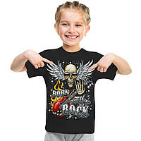 Детская футболка Born to Rock, Размер 4-5 лет