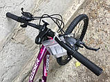 Велосипед гірський двоколісний на алюмінієвій рамі 13" Crosser Mary 24 дюйми фіолетовий, фото 10