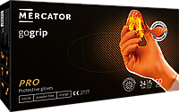 Перчатки нитриловые Mercator Medical GO GRIP ( orange ) ;50 шт ( 25 пар )