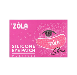 Патчі силіконові багаторазові для очей малинові Zola Silicone Eye Patch