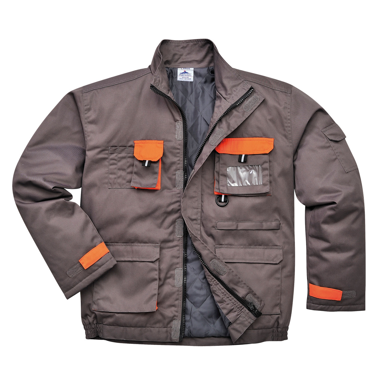 Куртка рабочая утепленная TX18. серо-оранжевая - фото 1 - id-p1818648232