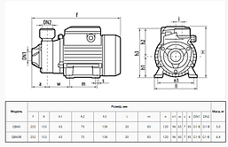Насос поверхневий Rudes QB 60 В, фото 4