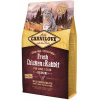 Сухой корм для кошек Carnilove Fresh Chicken and Rabbit for Adult cats 2 кг (8595602527397)