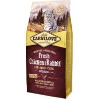 Сухой корм для кошек Carnilove Fresh Chicken and Rabbit for Adult cats 6 кг (8595602527410)