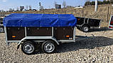 Двохосний прицеп до легкової машини, 2,5м х 1,25м х 0,6м, цинк, категорія В, фото 2