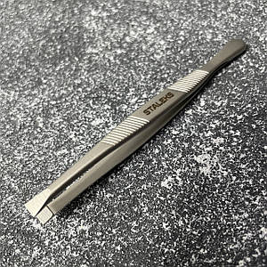 Пінцет для брів CLASIC 10 TYPE 1 (широкі прямі кромки)