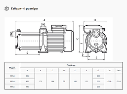 Насос поверхневий Rudes MRS3, фото 5