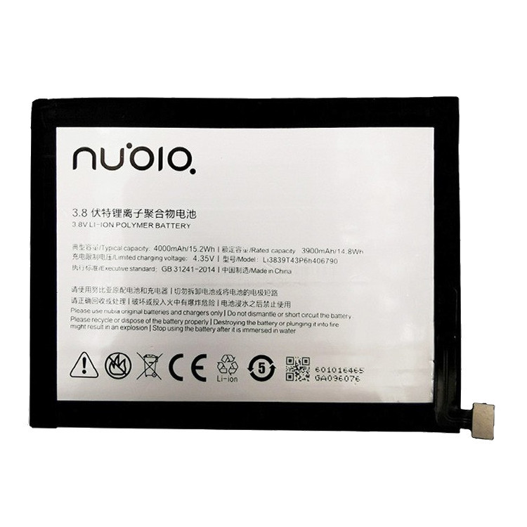Батарея ZTEL3839T43P6h4067 → ZTE Nubia Z11 Max