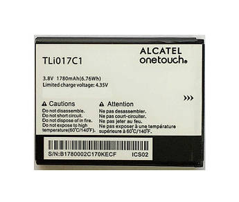 Батарея Alcatel/TCL TLi017C1 (OT5027B Dawn, OT4060O Streak, OT4060A Ideal, OT5017 Pixi 3 4.5 4G)