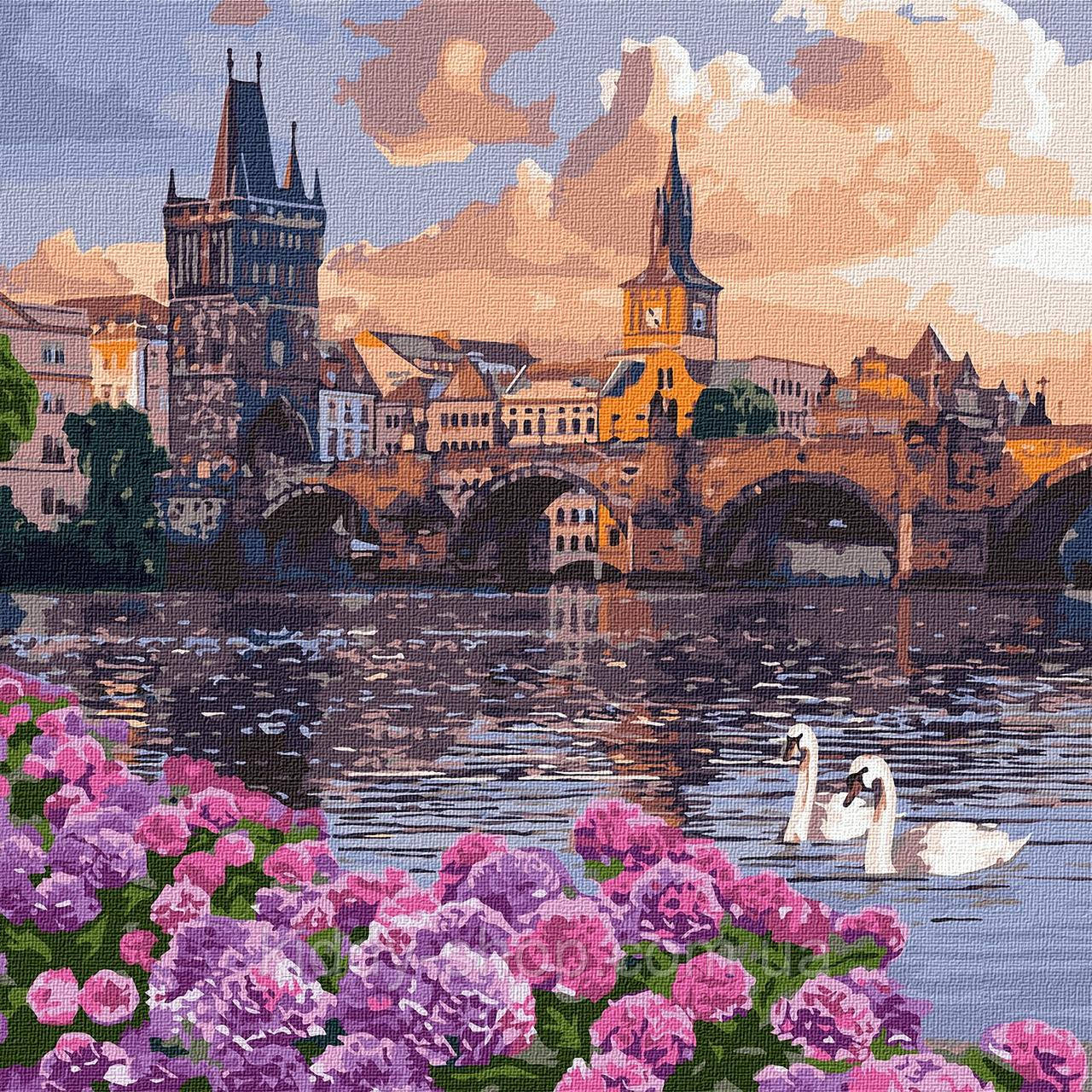 Картина за номерами "Чарівне місто", 40х40 см