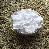 Пелюстки троянд штучні 200 штук 45 на 45 мм білий, фото 4