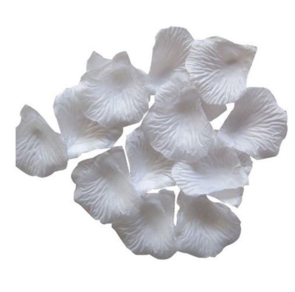 Пелюстки троянд штучні 200 штук 45 на 45 мм білий, фото 1