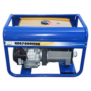 Генератор бензиновий 7.0 KVA GEG7600MDE - «2Gareni» Франція, 230v - 50Hz., фото 1