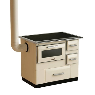 Піч з варильною поверхнею і духовкою MBS 7 New Line, кремова, 9,5 кВт, ліве підключення димаря, фото 1