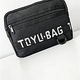Нагрудна сумка TOYU BAG 6021 чорна, фото 9