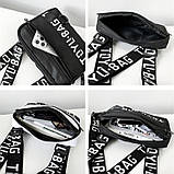 Нагрудна сумка TOYU BAG 6021 чорна, фото 10