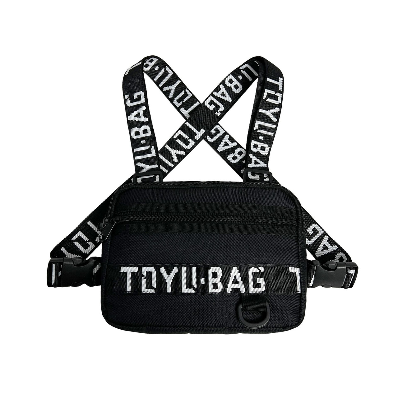 Нагрудна сумка TOYU BAG 6021 чорна, фото 1