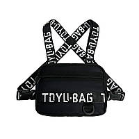 Нагрудная сумка TOYU BAG 6021 черная