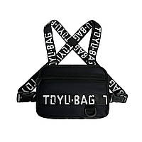 Нагрудна сумка TOYU BAG  6021 чорна