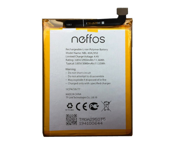 Батарея TP-Link NBL-40A2950 | Neffos C9 MAX (TP7062) 2950mAh