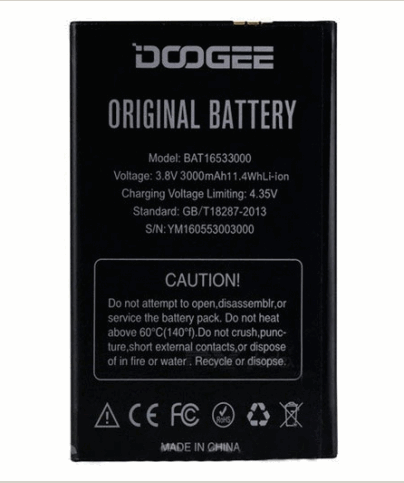 Батарея Dooge BAT16533000 (Doogee X9 / X9s)
