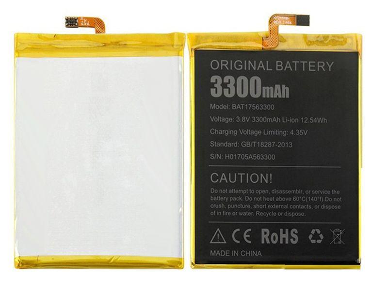 Акумулятор Dooge BAT17563300 (Dooge Shoot 1) 3300mAh, фото 1