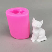 Молд "Кошка" - размер молда 3*5см, силикон