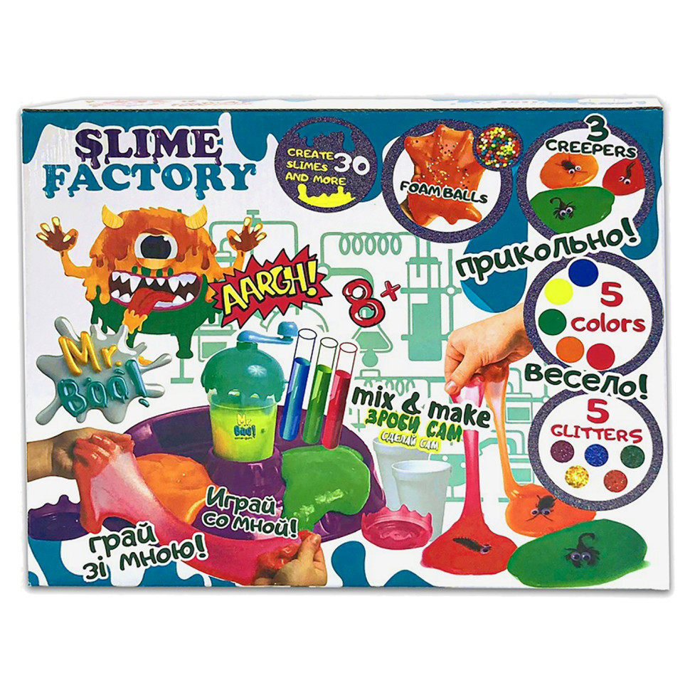 Набіір для експериментіів TM Mr.Boo Slime Factory 80012